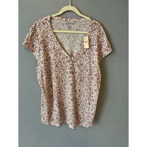 Loft Linen Plus Size Top - Picture 2 of 4